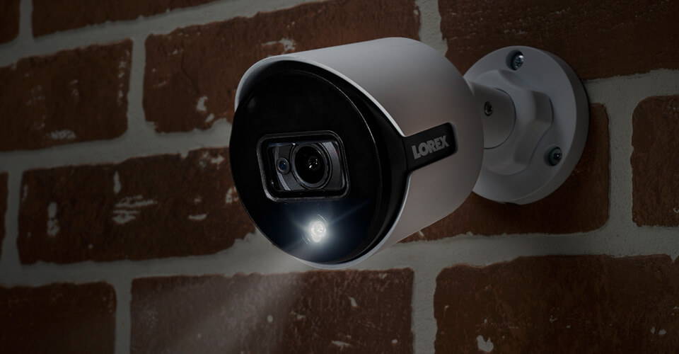 Lorex 4K Active Deterrence Security Bullet Camera