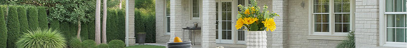 Outdoor bar set with stools near a swimming pool.