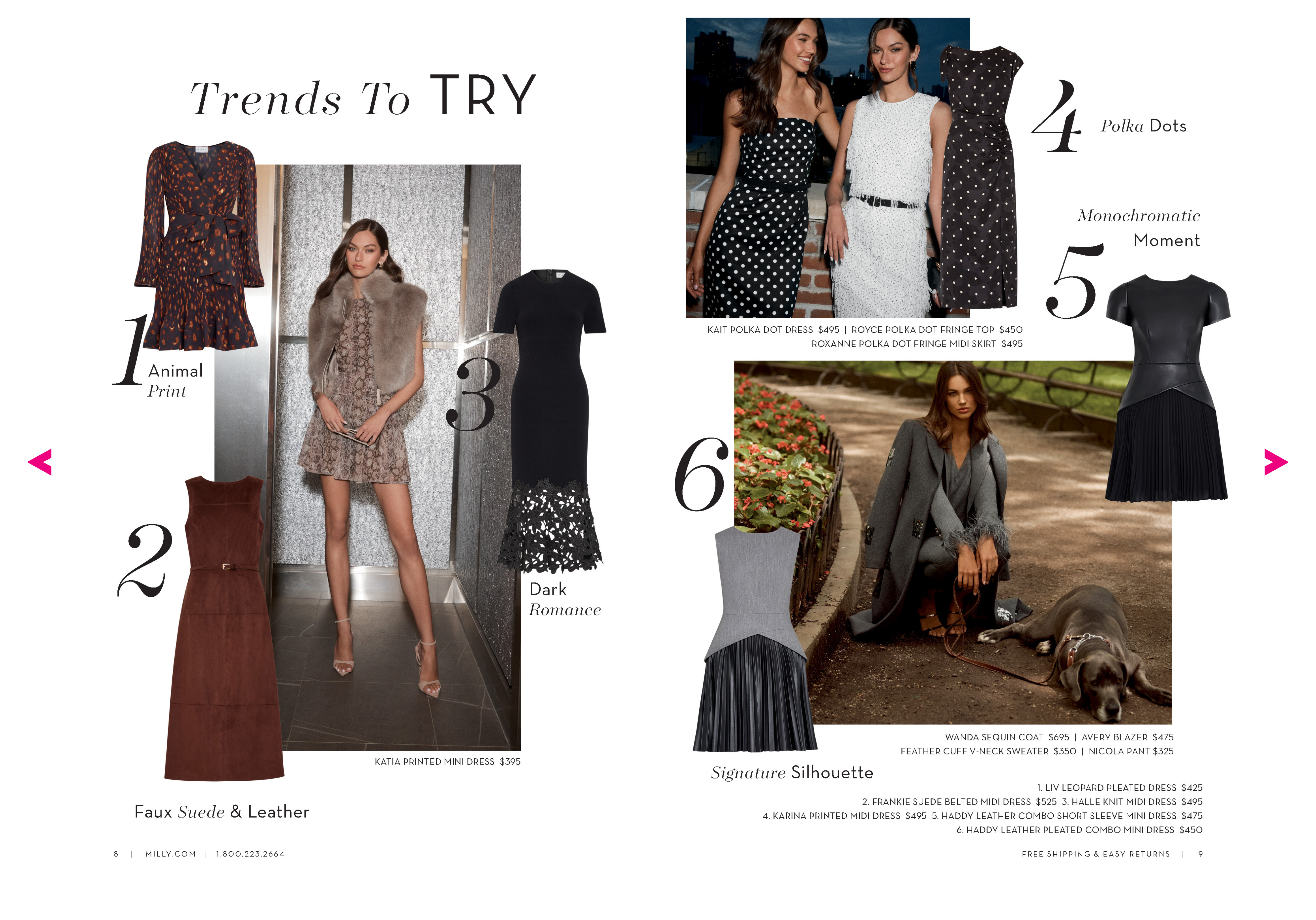 MILLY Fall 26 Catalog Page 5 - Trends To Try