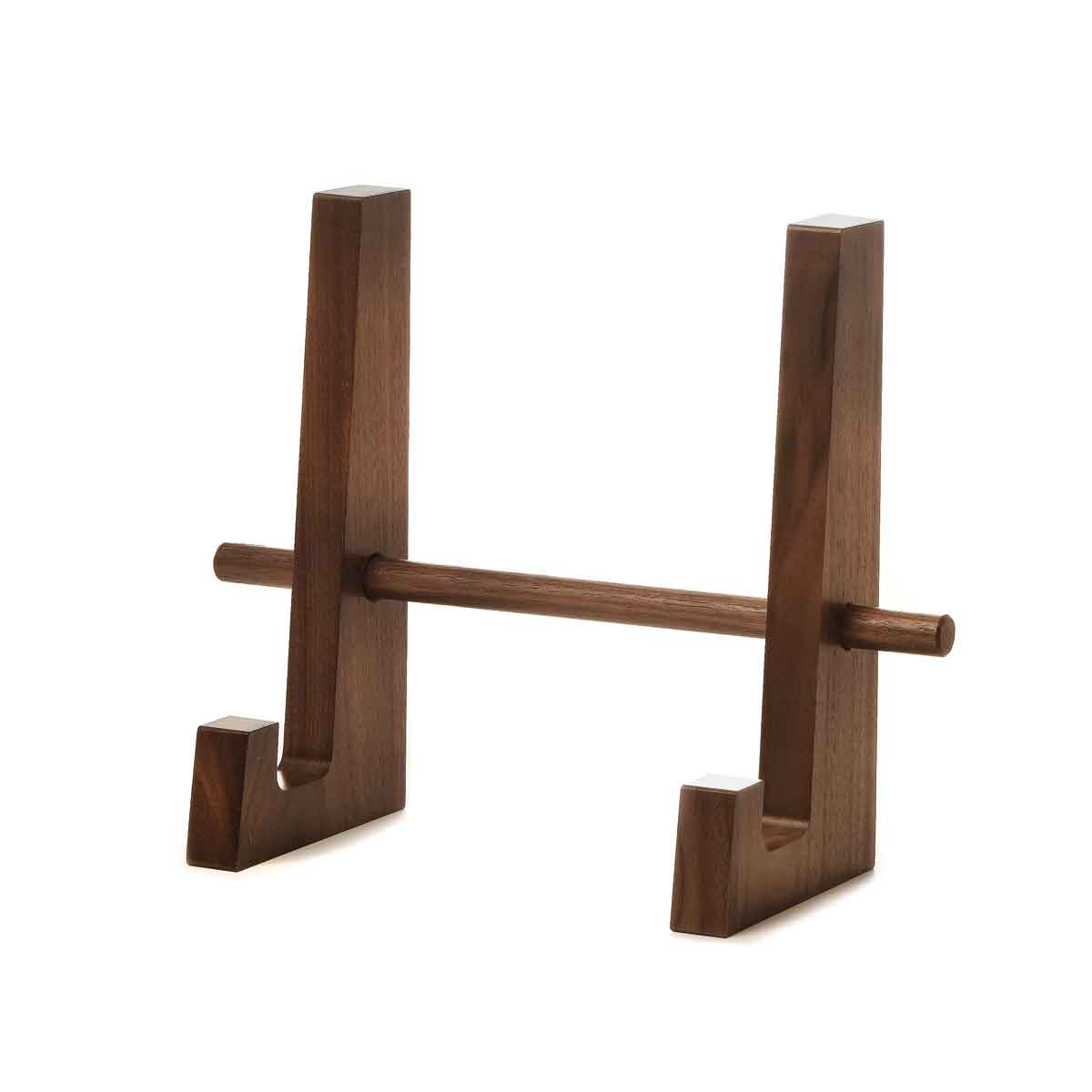 walnut wood cutting board holder