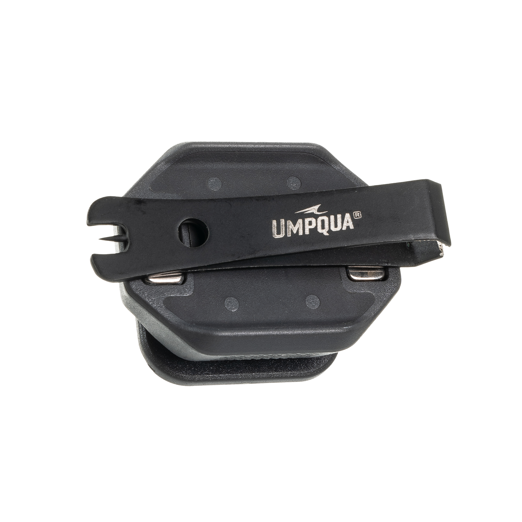 A magnetic gear dock in grey for fishing