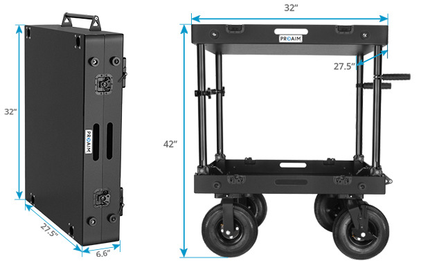 Proaim Victor Lite Video Production Camera Cart