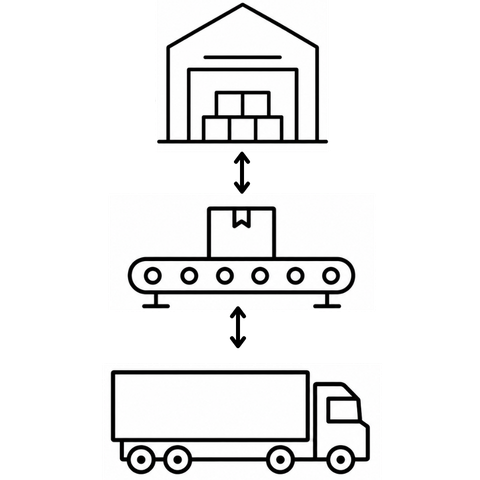 Icon for Loading & Unloading Systems - Warehouse - Conveyor - Truck