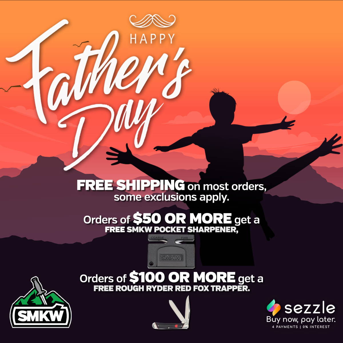 Father's Day Sale - Free Shipping and Free Stuff
