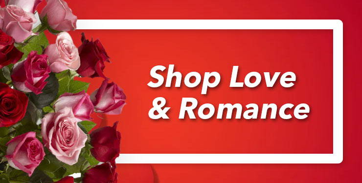 Shop love and romance flowers