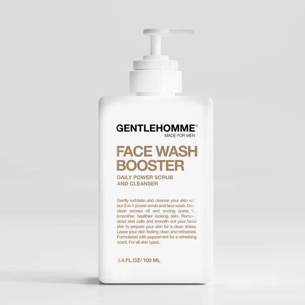 a facial wash booster