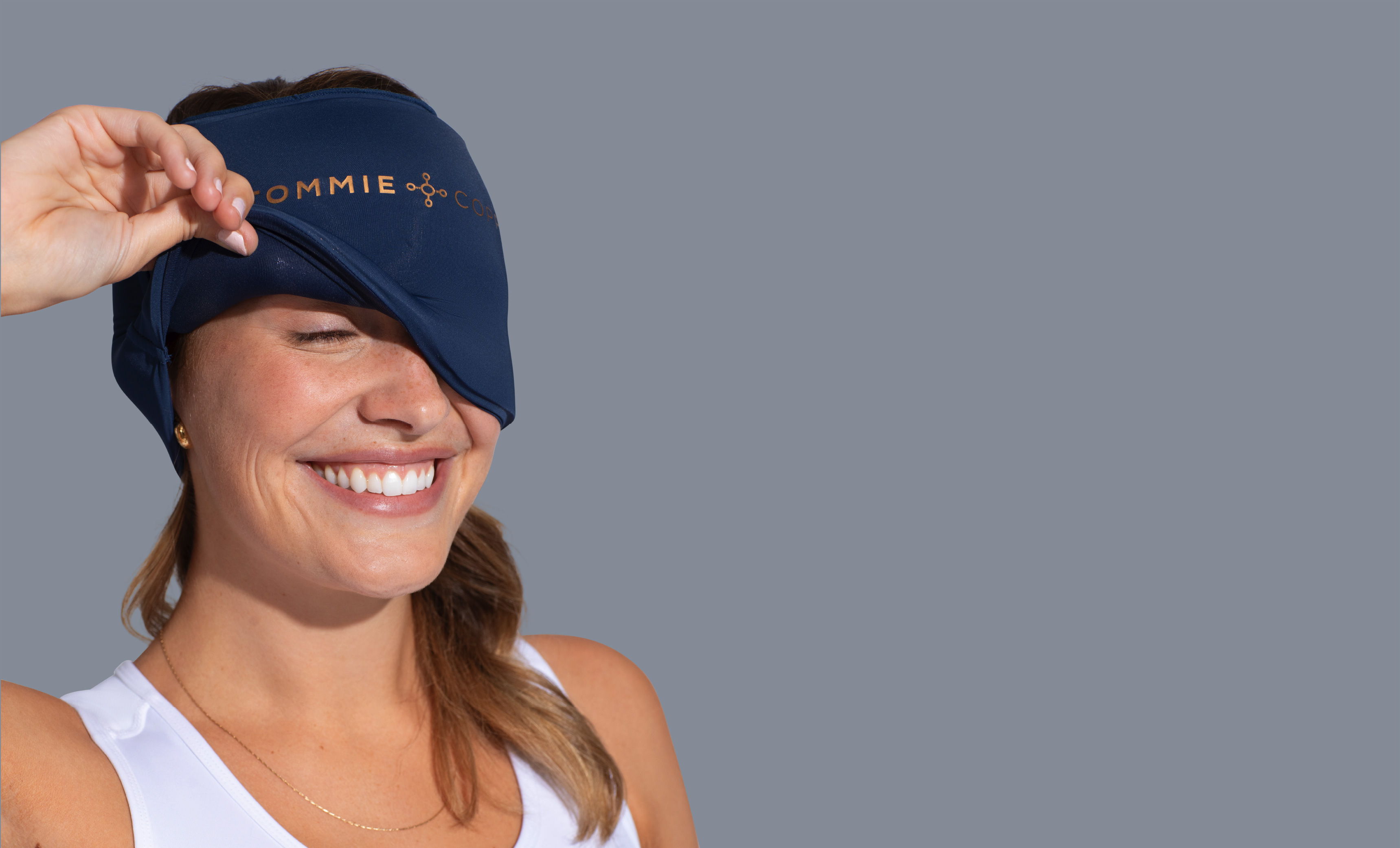 Woman using BetterICE Cold Cap
