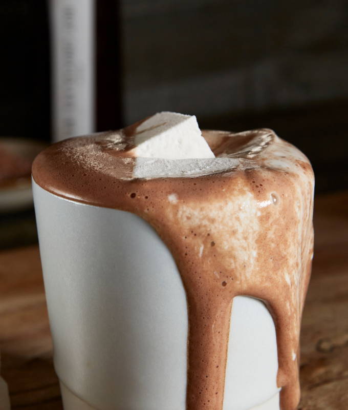 mug with marshmallow