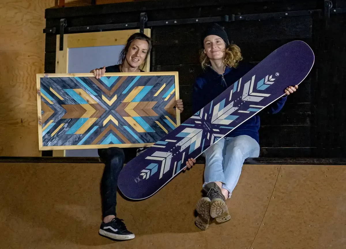 Marie France Roy and Alicia Gilmour