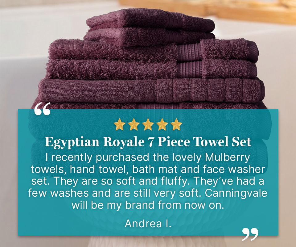 Egyptian Royale 7 Piece Towel Set review