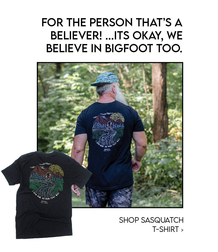 Shirt With picture of sasquatch