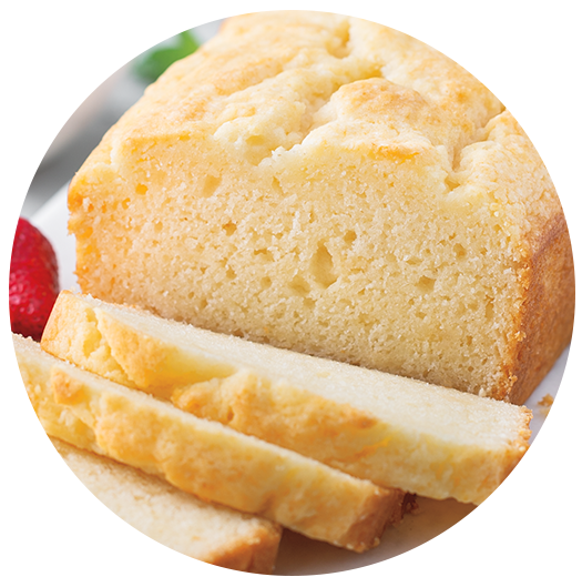 Absolutely Almond Pound Cake Mix™ prepared