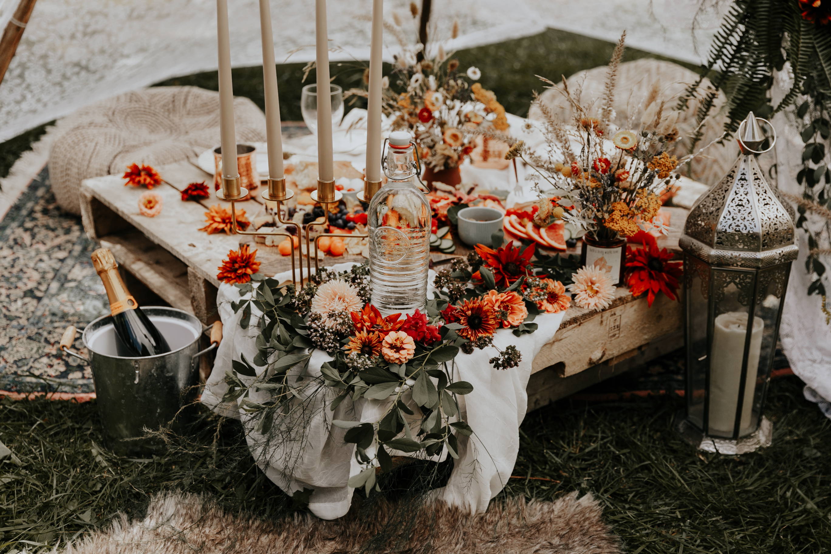 Wedding In The Forest Flowers