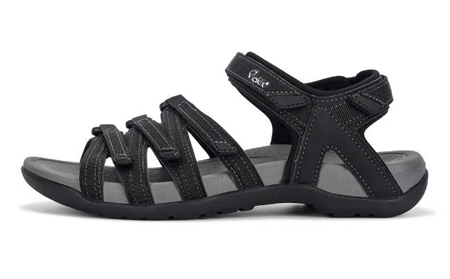 Comfortable hiking sandals black