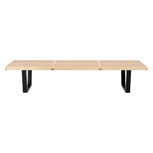Nelson Platform Bench with Wood Base
