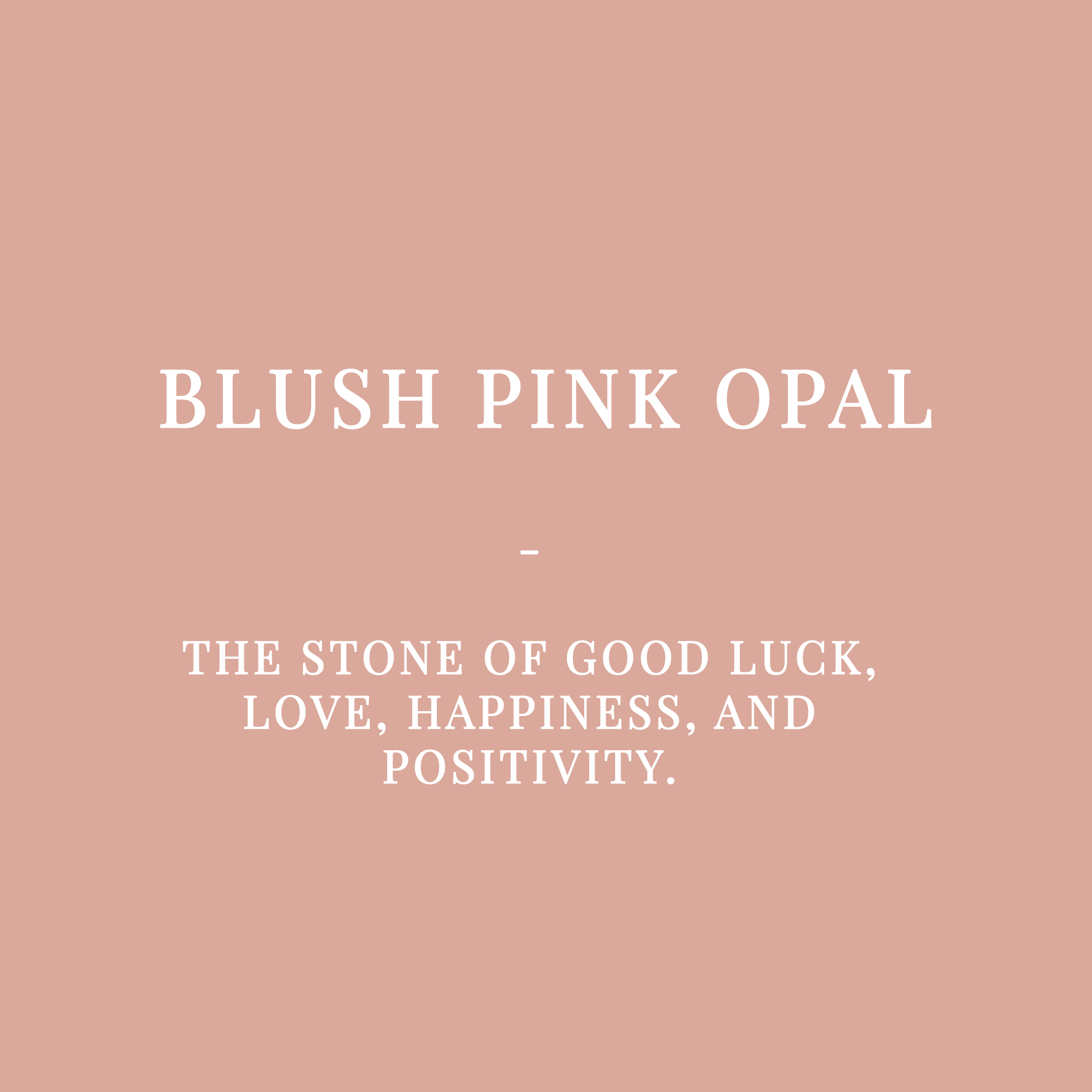 Blush Pink Opal