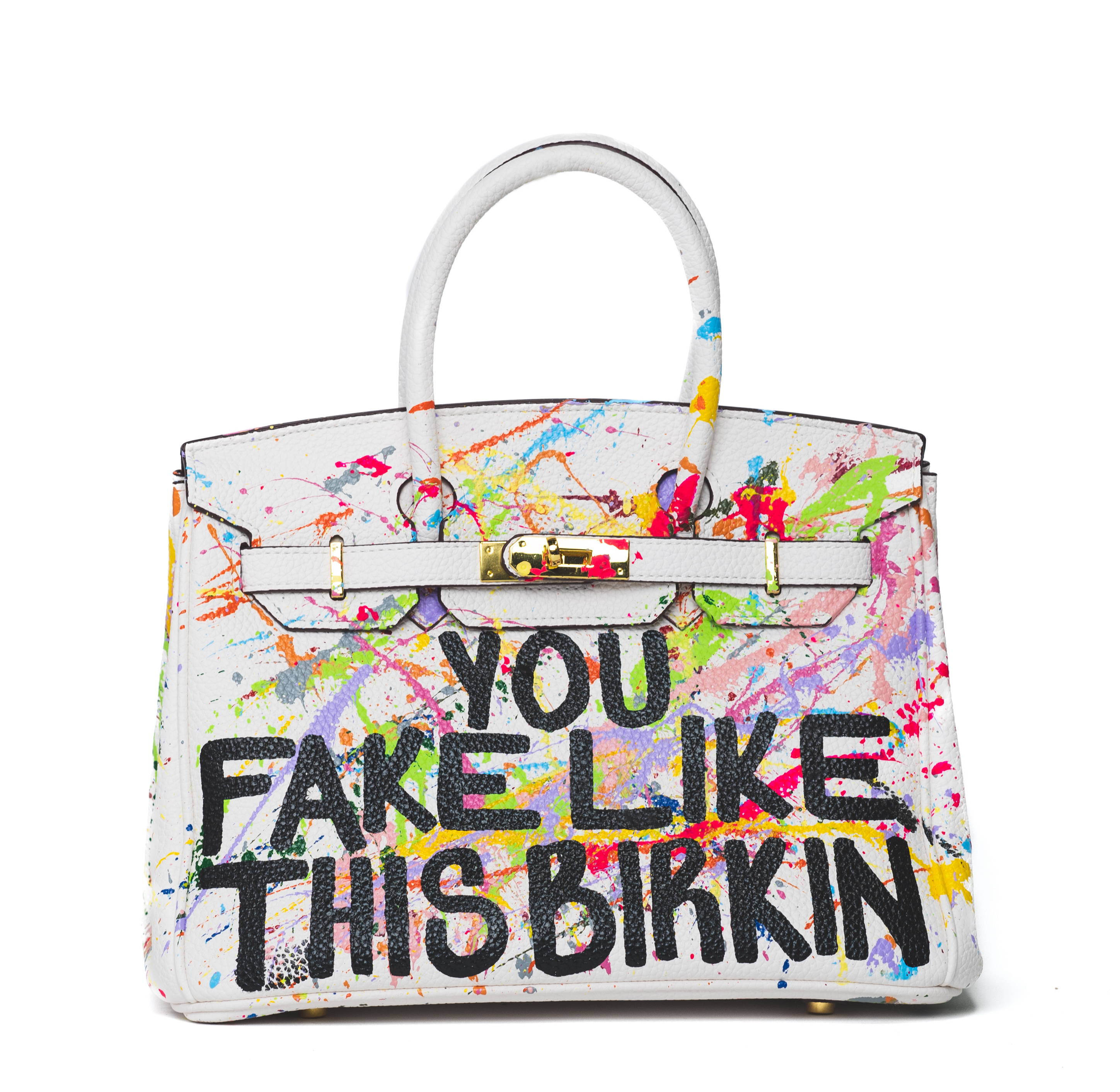 Bags, Sonique Saturday Bag You Fake Like This Birkin Pride Edition
