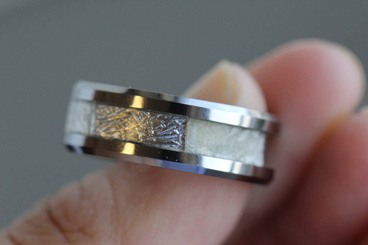 Meteorite Wedding Ring Sets