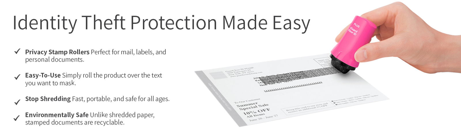 Protect your private information with Guard Your ID.