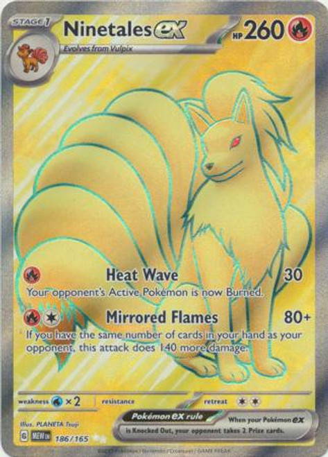 Scarlet & Violet 151 186/165 Ninetales ex