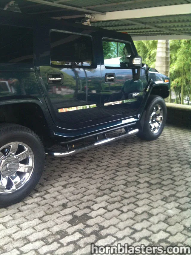 Jairo's 2008 Hummer H2 Train Horn Install