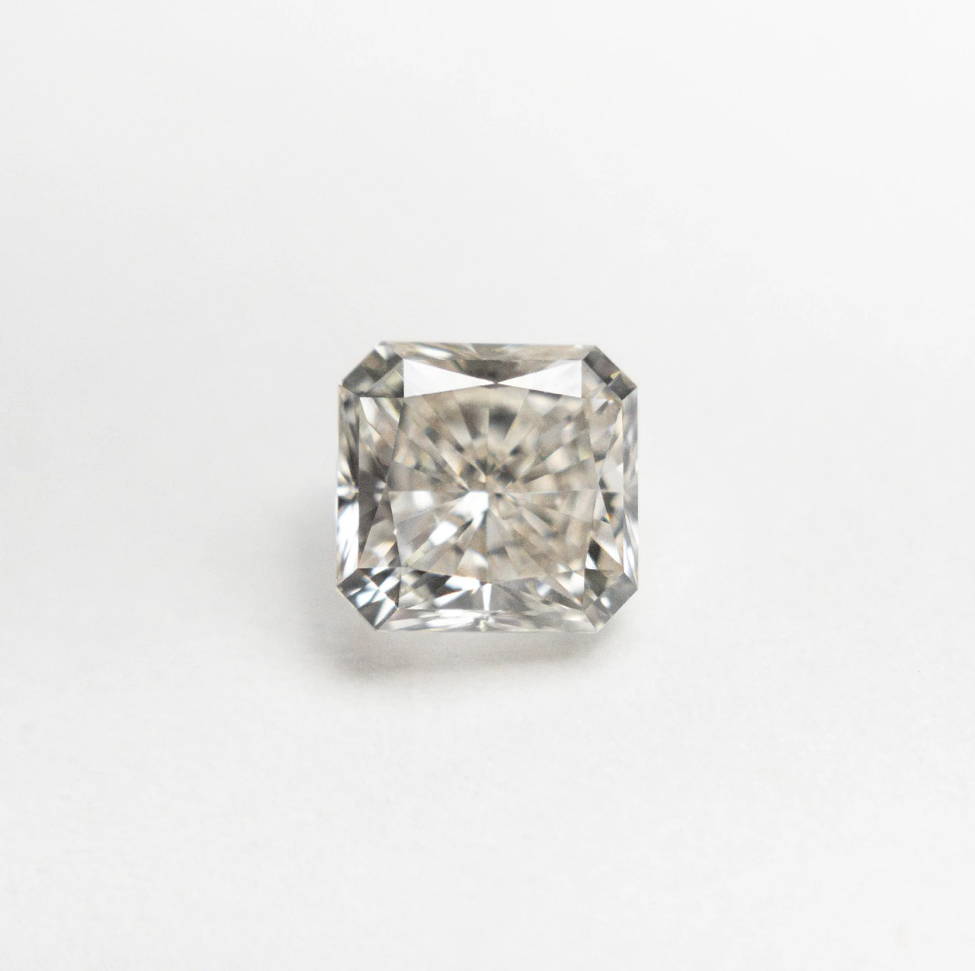 Champagne radiant cut diamond