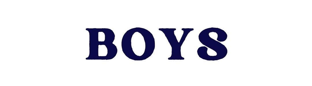 Blue text with the word 
