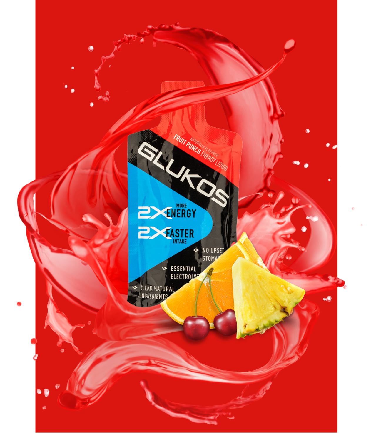 Fruit Punch Energy Liquid Gel Packs