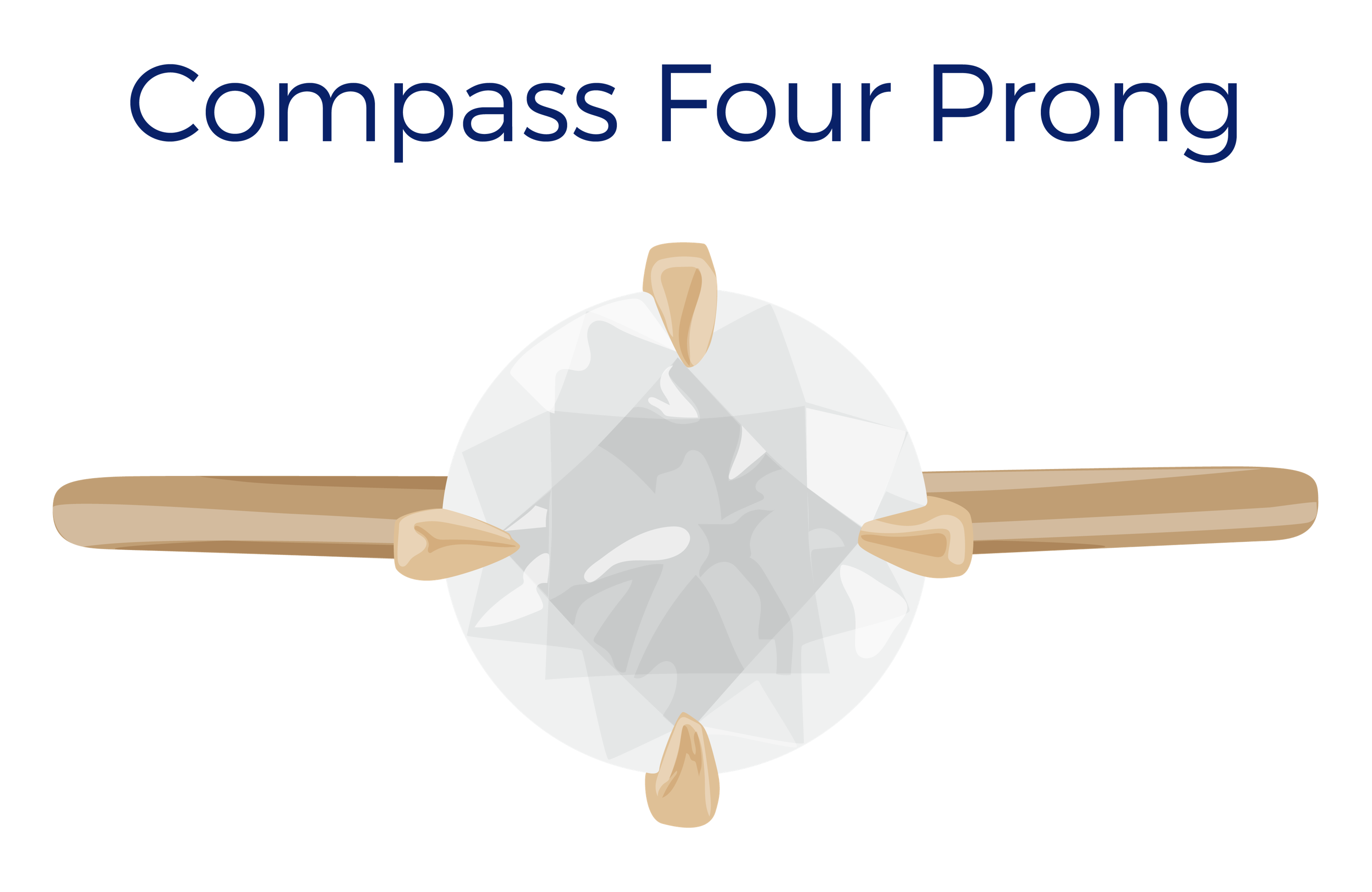 compass four prong engagement ring setting