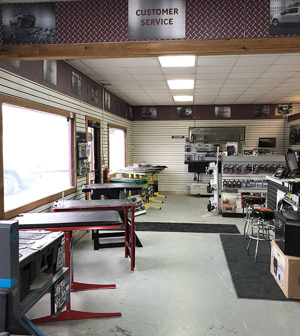 Leonard Buildings & Truck Accessories, Richmond, VA inside store