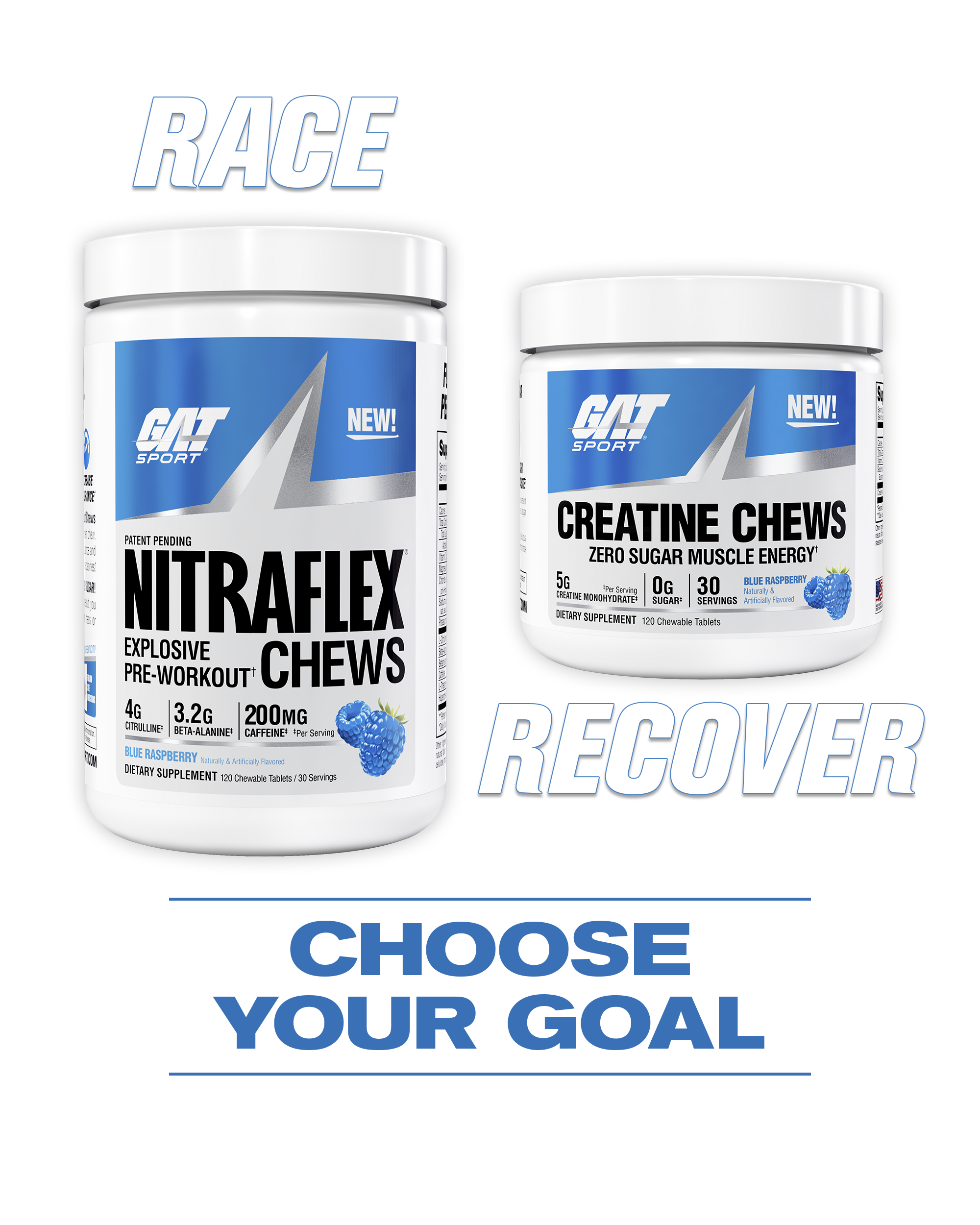Race/Recover Nitraflex Chews/Creatine Chews