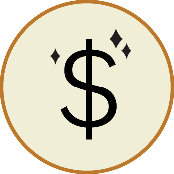 Dollar sign icon