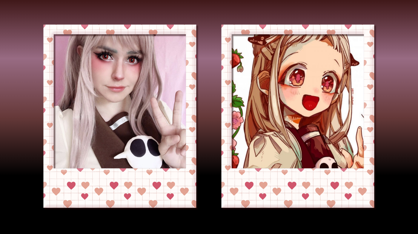 Yashiro Nene cosplay makeup with youthful glow, peach blush, and soft anime-inspired magical aesthetic