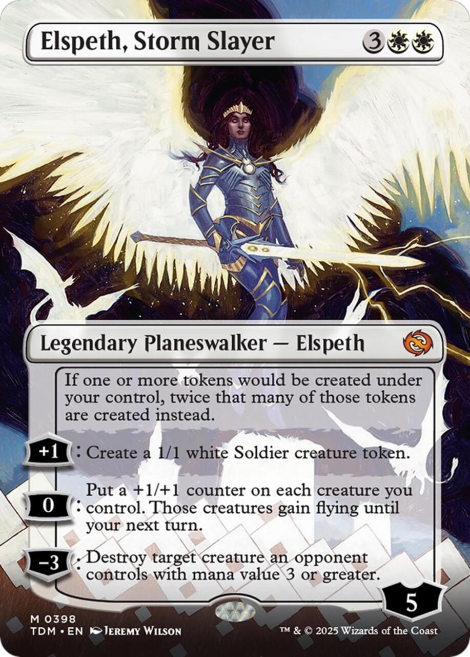 Elspeth Storm Slayer, one of the best cards of 2025.