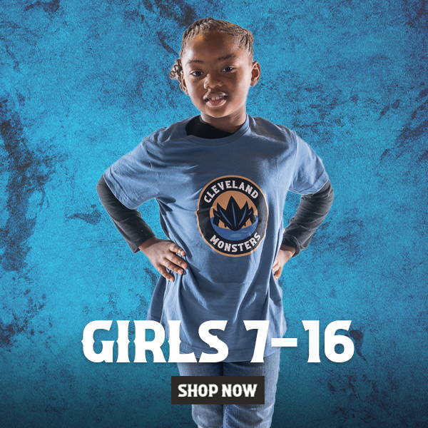 Shop Cleveland Monsters Apparel for Girls 7-16!