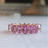 pink gemstone ring