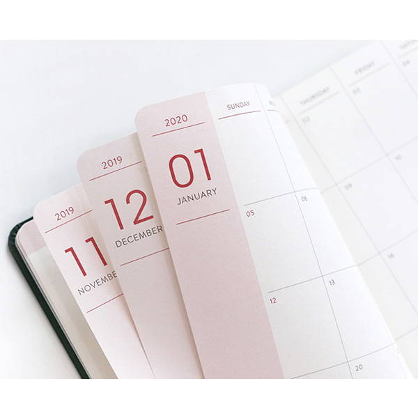 100gsm paper - 2020 Prism Slim Diary