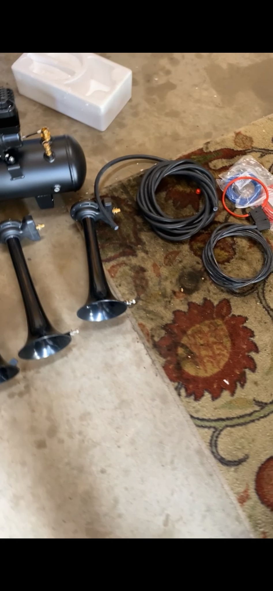 Billy's 1991 Ford Mercury Grand Marquis Train Horn Install