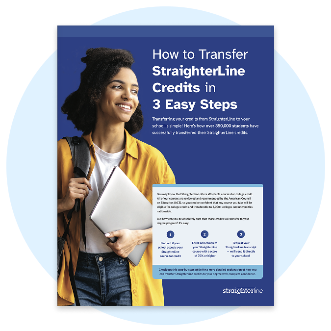 How to Transfer StraighterLine Credits in 3 Easy Steps.