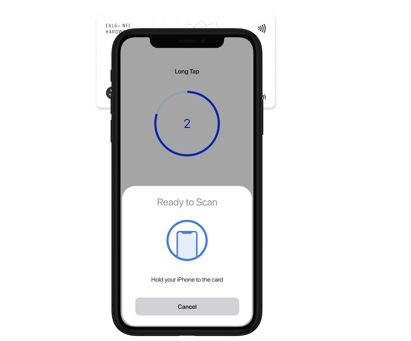 step 2 setting up the Tangem wallet