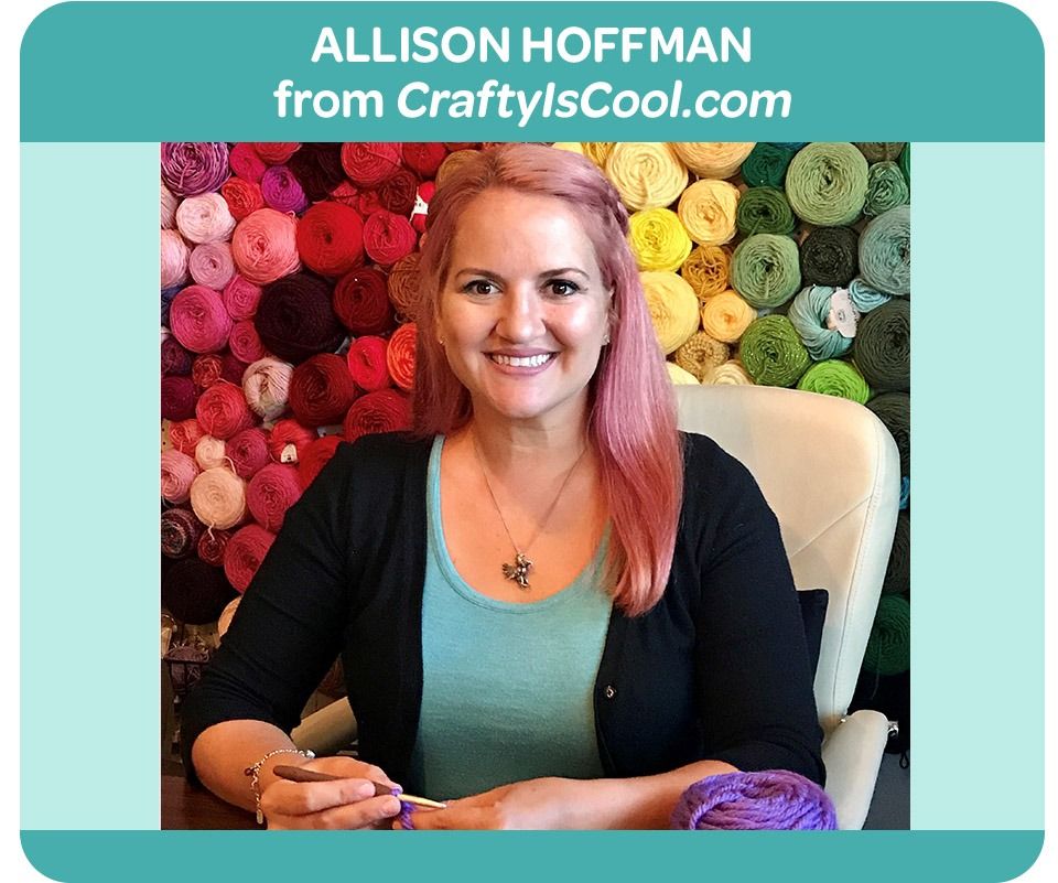 Portrait of Allison Hoffman from Craftyiscool.com