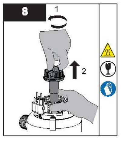 Skru av UV-lampen