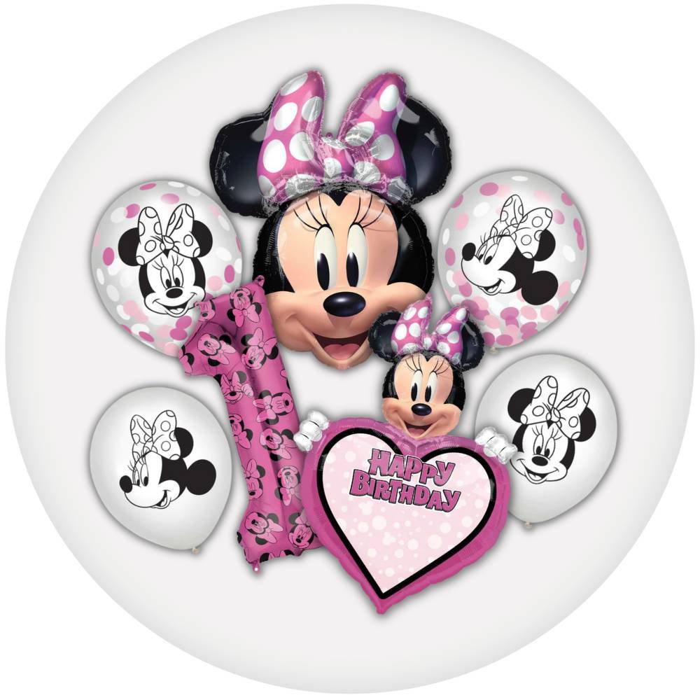 Bouquet of Minnie Mouse balloons. Shop all Minnie Mouse balloons.