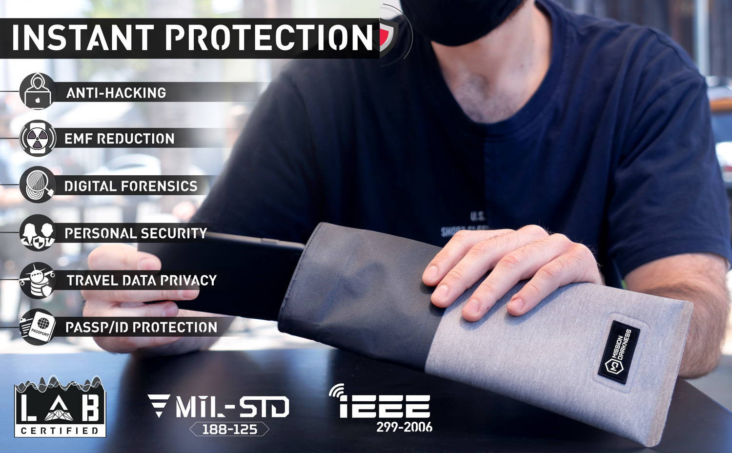 mission darkness faraday bags offer instant protection against digital threats