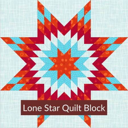 Lone Star Quilt Block