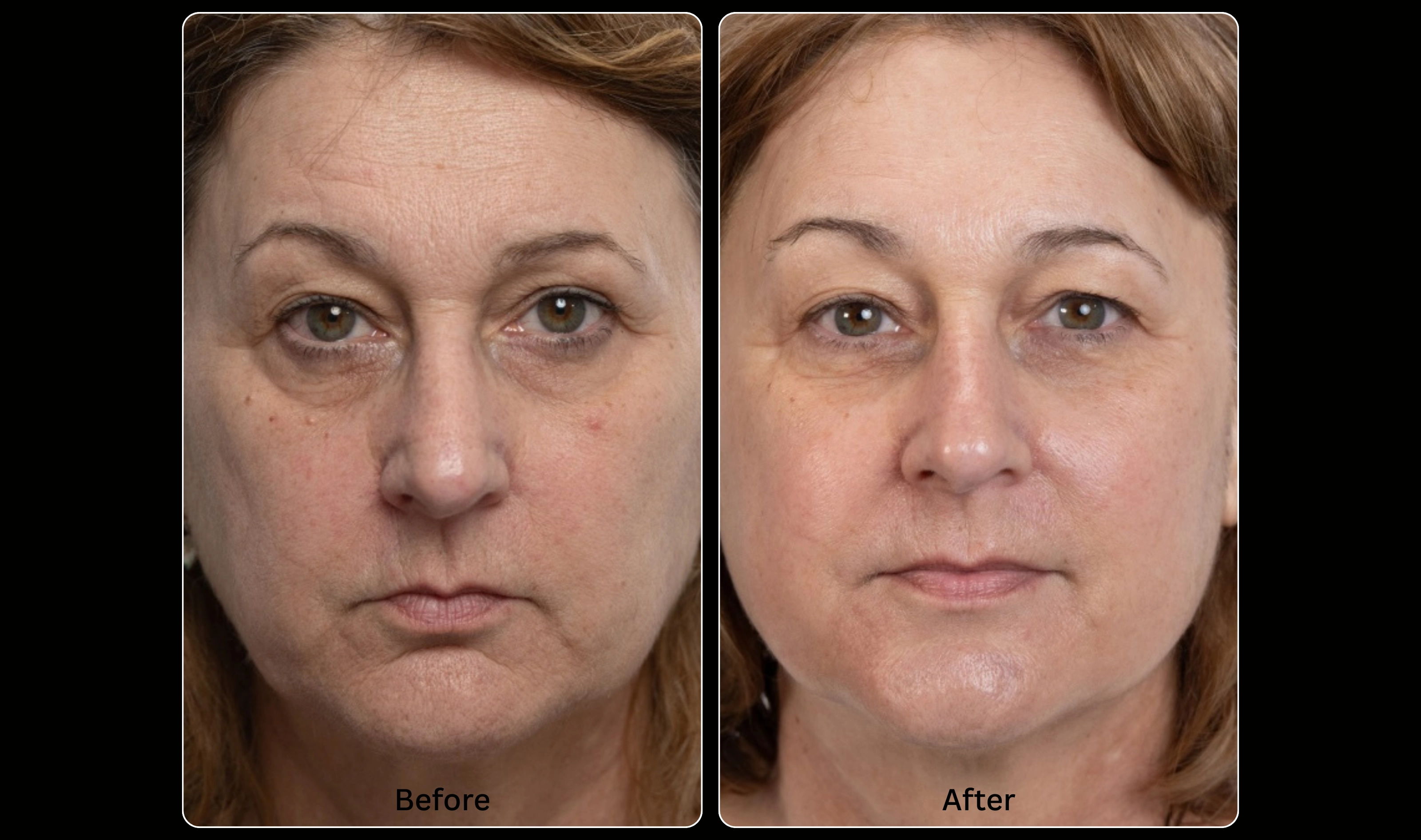 Before and after Skinbooster 1‑LGVTY® 7.5%