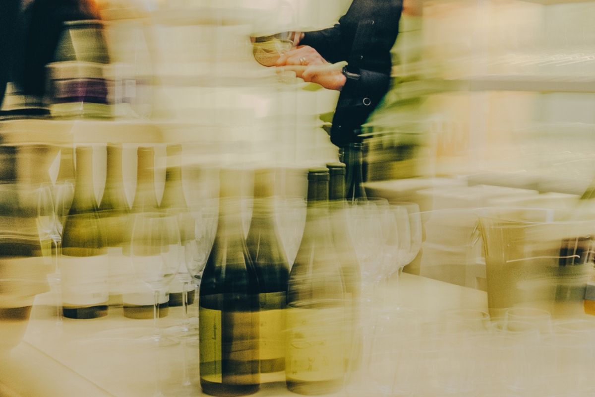 Wine Bar, at an Event with Robert Alexis Traiteur by Kate Lindsay Taeuschel
