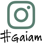 Gaiam hashtag with Instagram logo