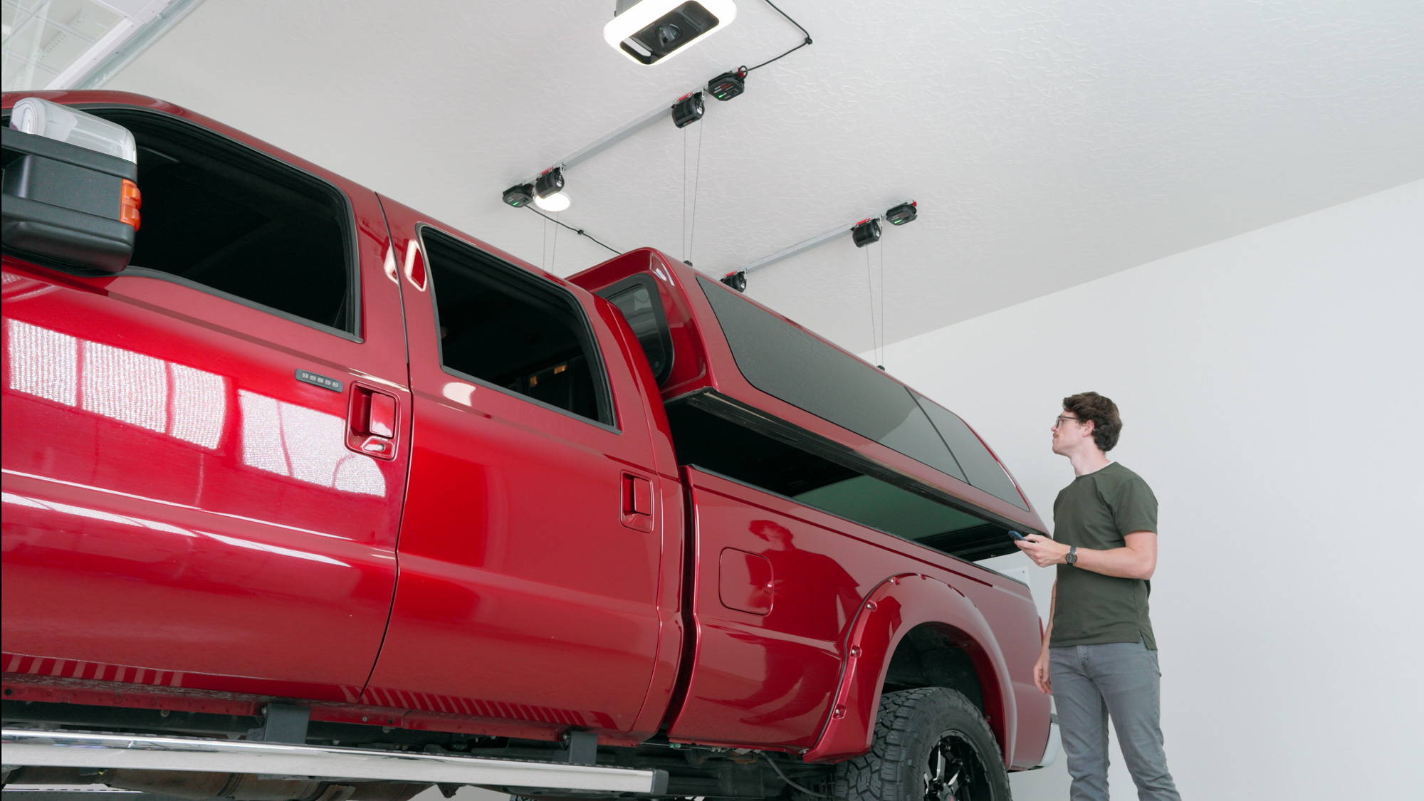 SmarterHome Truck Top Lifter Garage Storage Solution