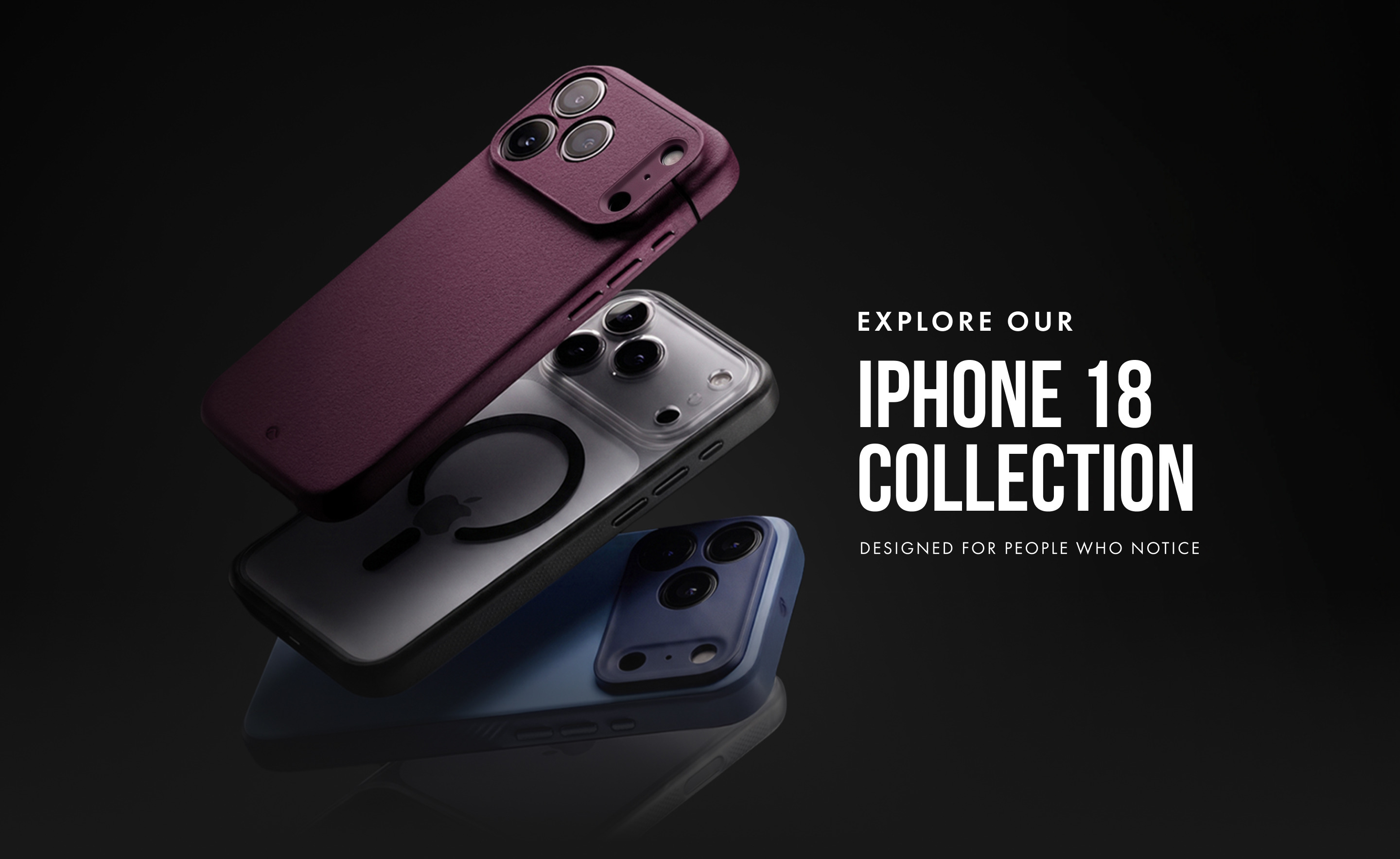 Explore our Caudabe iPhone 18 Collection